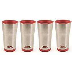 Nissan Red 14-ounce Stainless Steel Insulated Tumblers (Set
