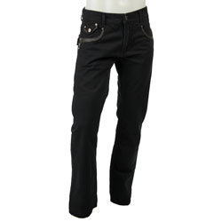 Seduka Men's Leather and Stud Jeans