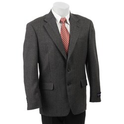 Wall Street Men's Lambswool 2-button Center Vent Sportcoat