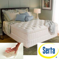 Serta Abercorn Euro-top Cal King Mattress Set