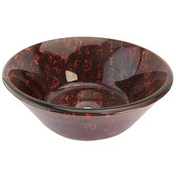 Fontaine Glass Vessel Ancient Chinese Character Sink