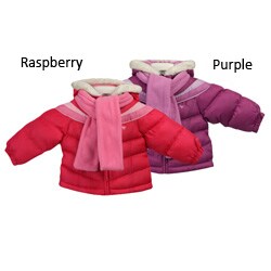 OshKosh B'gosh Infant Girl's Colorblock Bubble Coat