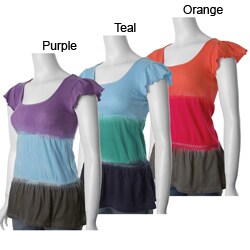 Derek Heart Junior's Dip-dye Tunic Top