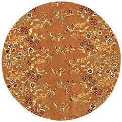 Wisteria New Zealand Wool Rug (8' Round).