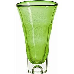 Kosta Boda Green Sound Vase