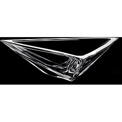 Orrefors Glass Triangle Bowl