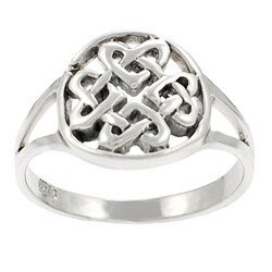 Sterling Silver Celtic Knot Baby Ring