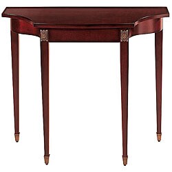 Mahogany Finish Console Table