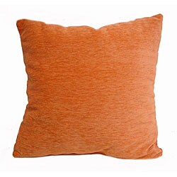 Cozy 24-inch Orange Floor Pillow.