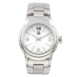 ESQ Men's Stainless Steel Silver Dial Watch