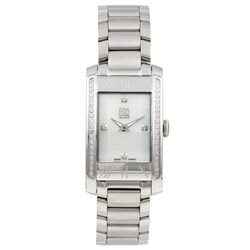 ESQ Women's Mother of Pearl Dial Diamond Watch