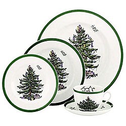 Spode Christmas Tree 5-piece Place Setting