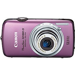 Canon PowerShot 12MP SD980IS Purple Digital Camera