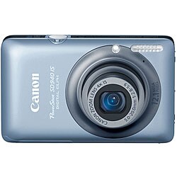 Canon PowerShot SD940IS 12.1MP Blue Digital Camera