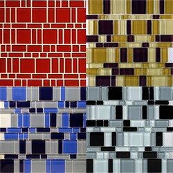 SomerTile Spellbound Glass 12x12-inch Mosaic Tiles (Case of 11)