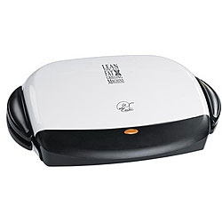 George Foreman GRP4 White 4-burger Grill with Removable Plates