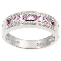 WTH?! LOL Funny yet annoying story... : wedding Pink Sapphire Ring (H I, SI1 SI2) Encore by Le Vian 14k Gold 1/5ct TDW Diamond/ Pink Sapphire Ring (H-I, SI1-SI2)