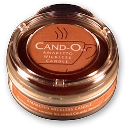 Cand-O Amaretto Large Wickless Candle