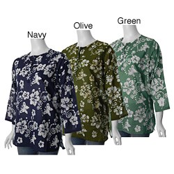 Beautiful Brand Women's Plus Size Batik Print Tunic
