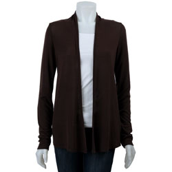 Lily White Women's Crochet Back Cardigan.