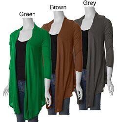 Kona Brand Junior's Stretch Knit Cardigan