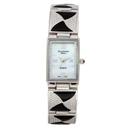 Marcel Drucker Collection Wwmen's Baroness Black Agate Watch