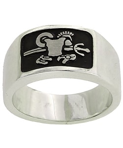 Sterling Silver 'Armor of God' Band Ring