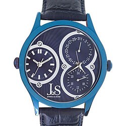 Joshua & Sons Men's Quartz Dual Time Watch