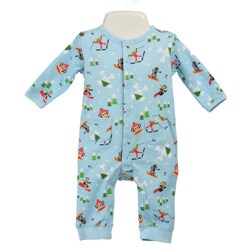 Small Paul by Paul Frank Newborn Boys' Winter Print Pajamas