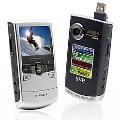 SVP T300 Grey HD 720p Pocket Camcorder