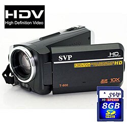 SVP T800 Black HD LCD Digital Camcorder
