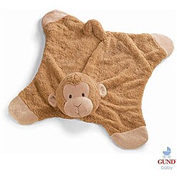 Gund Baby 24-inch Comfycozy Pippy Monkey Blanket