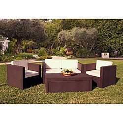 Sanremo Brown 4-piece Patio Furniture Set