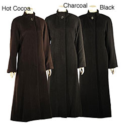 Liz Claiborne Women's Long Wool Coat