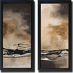 Laurie Maitland 'Tobacco & Chocolate I & III' Framed Art Set