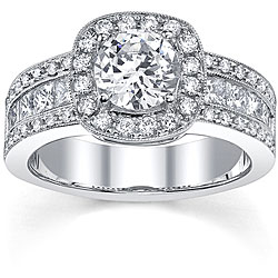 18k Gold 2ct TDW EGL Diamond Engagement Ring (H-I, SI1-SI3)