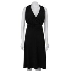Glamour Women's Plus Size Black Dress