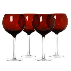 Certified International Ruby 28-oz Red Wine Glasses (Set of 8)