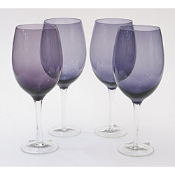 Certified International Plum 20-oz White Wine Glasses (Set of 8)