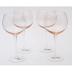 Certified International Pink 28-oz Red Wine Glasses (Set of 8)