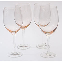 Certified International Pink 20-oz White Wine Glasses (Set of 8)