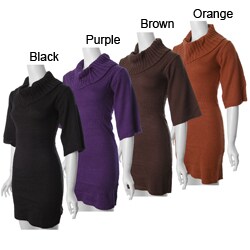 CiSono by Adi Junior's Knit Turtleneck Sweater Dress.