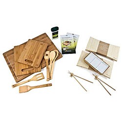 TruBamboo Assorted Bamboo Cutting Boards/ Sushi Pack