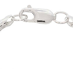 Sterling Silver European-style Charm Bracelets (Set of 2)