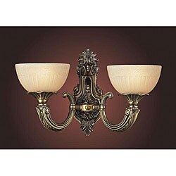 Olde Antique Brass 2-light Wall Sconce