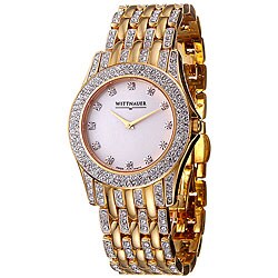 Wittnauer Crystal Goldplated Steel Men's Quartz Watch