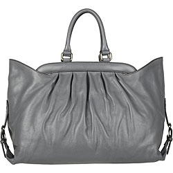 Fendi Doctor Vitello Large Grey Tote