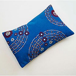 Iona Blueberry Cotton Cushion Cover (India).