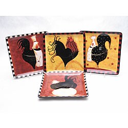 Certified International 4-piece 'Rise and Shine' 11-inch Dinner Plates