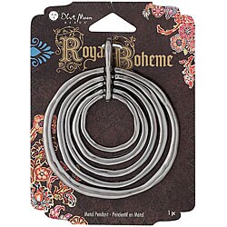 Blue Moon Royal Boheme Circle of Life Black Nickel Pendant